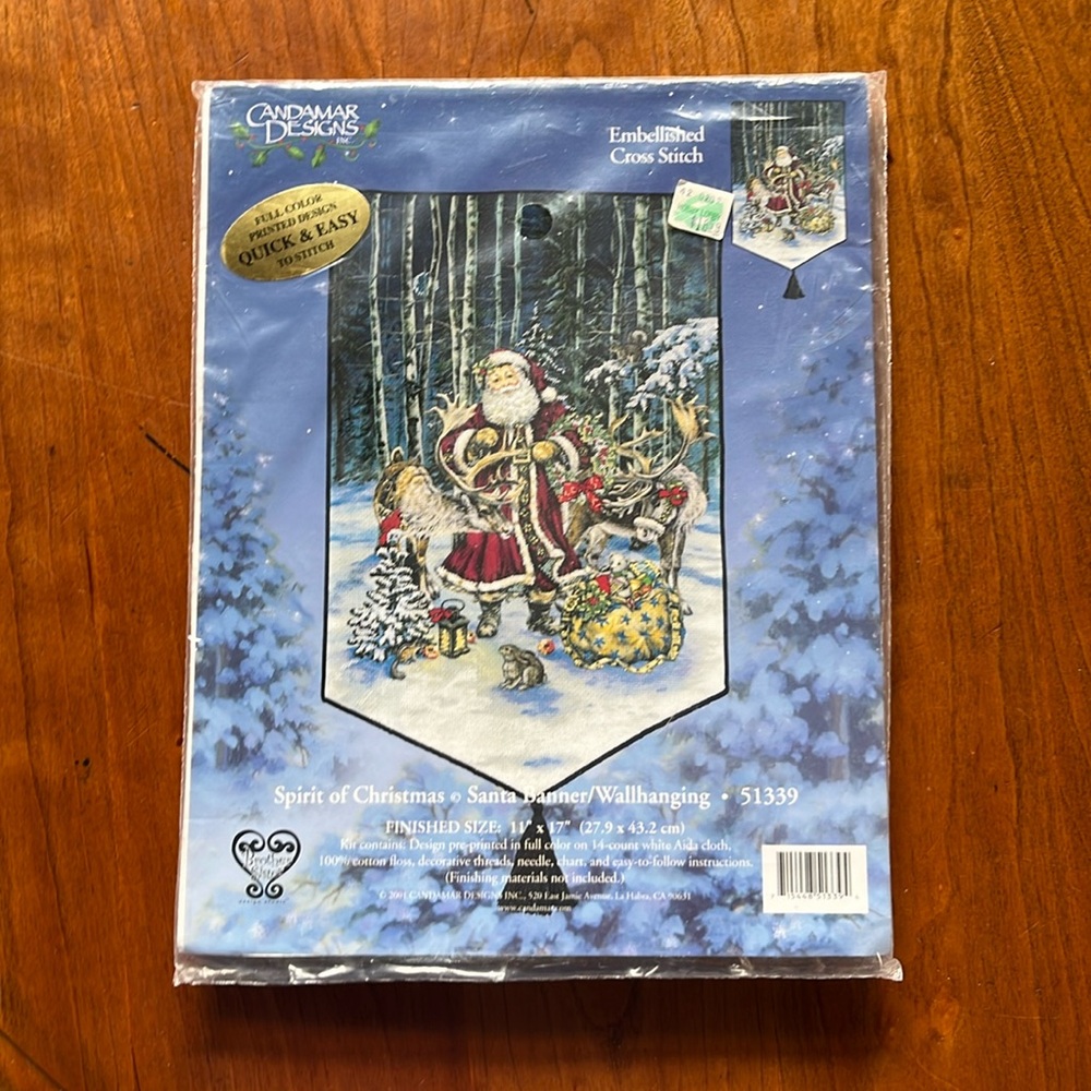 Christmas cross stitch kit